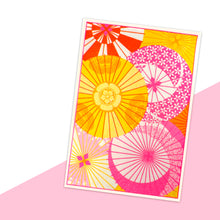 Parasol / Kasa • 5x7" Risograph Art Print