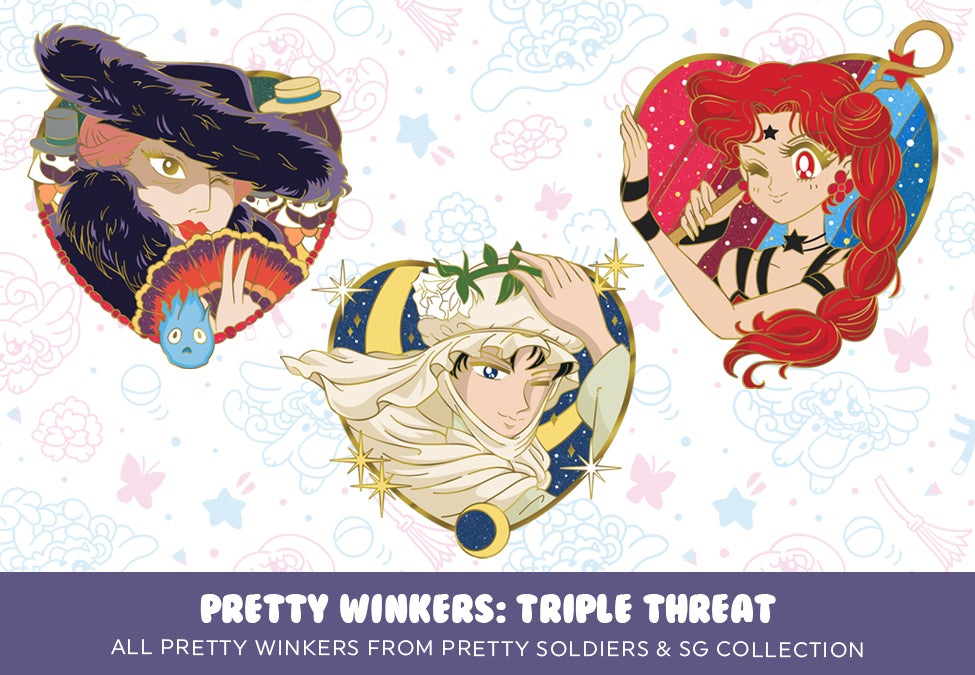 Pretty Winkers Club • Pretty Soldier x SG • Triple Pin Subscription
