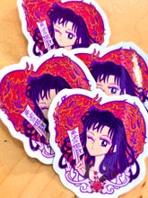 Fire Miko Pretty Winker • Waterproof Vinyl Glitter Sticker