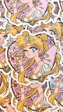 Moon Queen Supreme V2 Pretty Winker • Waterproof Vinyl Glitter Sticker