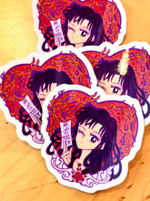 Fire Miko Pretty Winker • Waterproof Vinyl Glitter Sticker