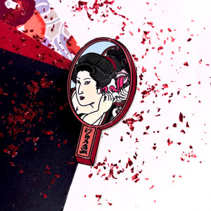 Kuchi Onna Yokai Club Pin