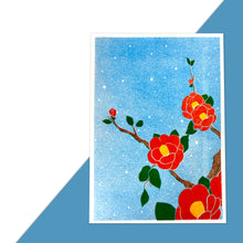 Tsubaki / Camellia • 5x7" Risograph Art Print