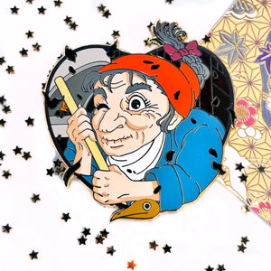 Cleaning Lady Enamel Pin