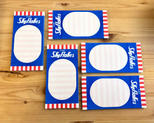 SkyFlakes 3”x 6” Notepad • Filipinx Risograph Stationery