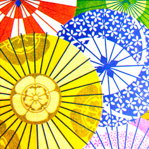 Parasol / Kasa • 5x7" Risograph Art Print
