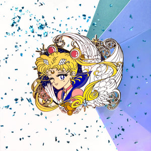 Eternal Moonlight Defender Enamel Pin
