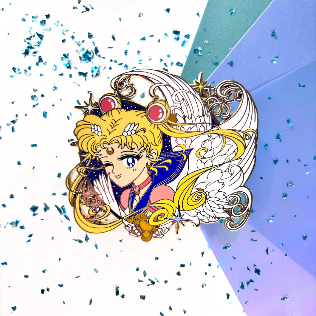 Eternal Moonlight Defender Enamel Pin