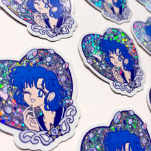 Bubble Baby Pretty Winker • Waterproof Vinyl Glitter Sticker