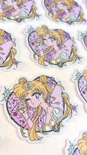 Moon Queen Supreme V2 Pretty Winker • Waterproof Vinyl Glitter Sticker