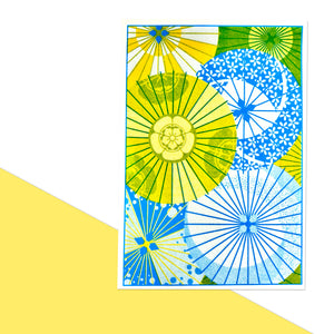 Parasol / Kasa • 5x7" Risograph Art Print