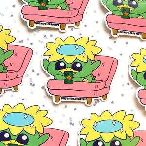 Kyuu-chan Cute Scrollin’ • 3" Glossy Waterproof Vinyl Sticker