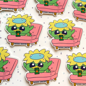 Kyuu-chan Cute Scrollin’ • 3" Glossy Waterproof Vinyl Sticker
