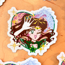 Floral Guardian Pretty Winker • Waterproof Vinyl Glitter Sticker
