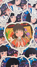 Onigiri Girl Pretty Winker • Waterproof Vinyl Glitter Sticker