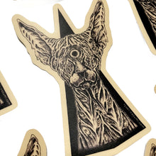 Sphinx Cat • 3.75" Matte Waterproof Vinyl Sticker