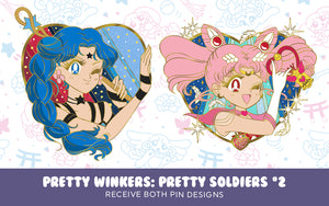 Pretty Winkers Club #2 • Pretty Soldier Collection • Double Pin Subscription