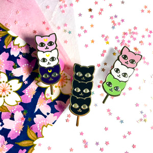 Nyandango Sticker Nyango Kitty Dango Pins – Shishido Creative