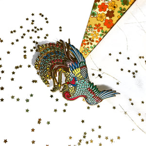 Hou-ou Japanese Phoenix • Enamel Pin