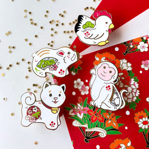 Lunar New Year Zodiac Animal Pins