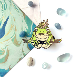 Frog Kaeru Tsuyu Enamel Pin