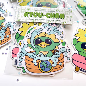 3" Kyuu-chan Sticker Set • Original Character • Waterproof Vinyl Sticker