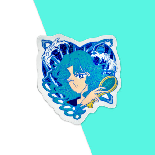 Reflecting Beauty Pretty Winker • Waterproof Vinyl Glitter Sticker