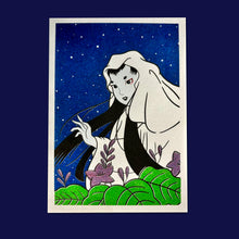 Yuki Onna / Ice Queen • 5x7" Risograph Art Print