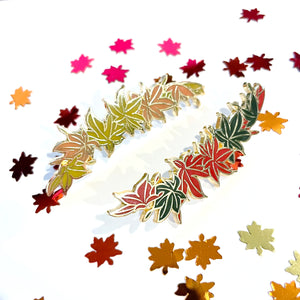 Momiji Color-Changing Maple Leaf Enamel Pin Set