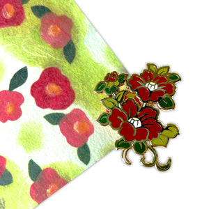 Tsubaki / Camellia Flower Pin