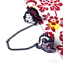 Rokurokubi Yokai Club Pin