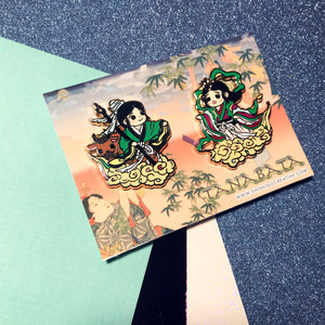 Tanabata Orihime & Hikoboshi Enamel Pin Set
