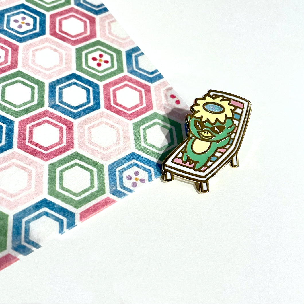 Kyuu-Chan Kappa Yokai Club Pin