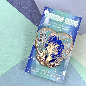 Bubble Baby Enamel Pin