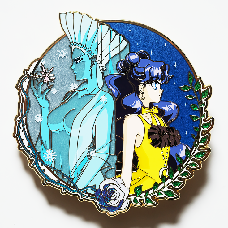 DICHOTOMIES: Ice Queen x Kitty • Shinies By Sammy Enamel Pin