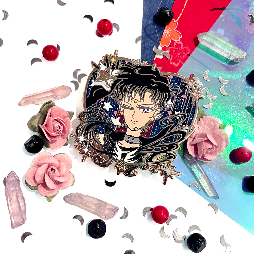 Crimson Light Enamel Pin