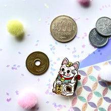 Maneki Neko Enamel Pin