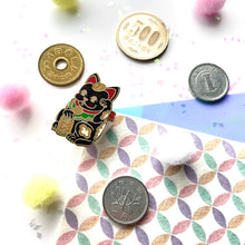 Maneki Neko Enamel Pin