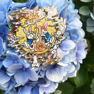 Otsukimi Rabbit Harvest Festival Enamel Pin