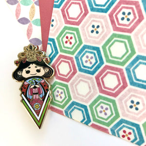 Hina Matsuri Doll Girl’s Day Enamel Pin Set