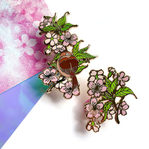 Sakura Branch Flower Pin